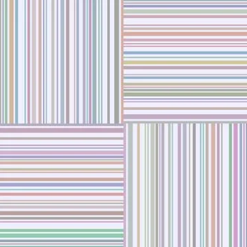 Seamless vector colored pattern of a barcode Illustrazione stock