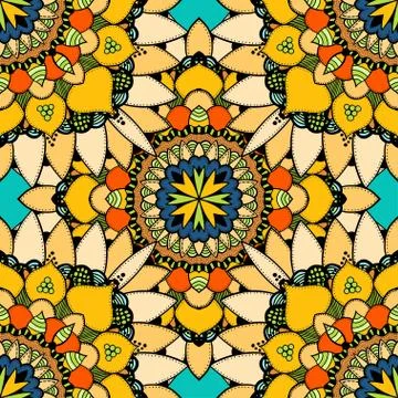 Seamless vector colorful pattern. イラスト素材