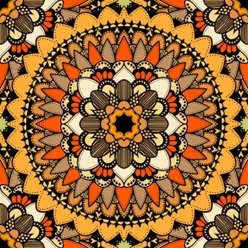 Seamless vector colorful pattern. Stockillustratie