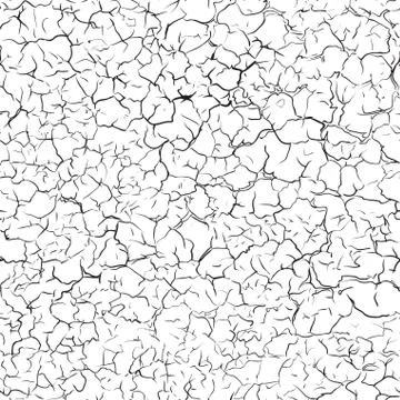 Seamless vector cracks 스톡 일러스트