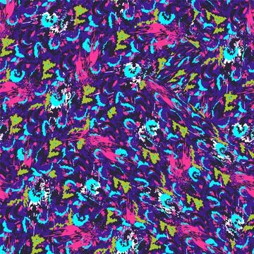 Seamless vector decorative abstract pattern Stock Illustration