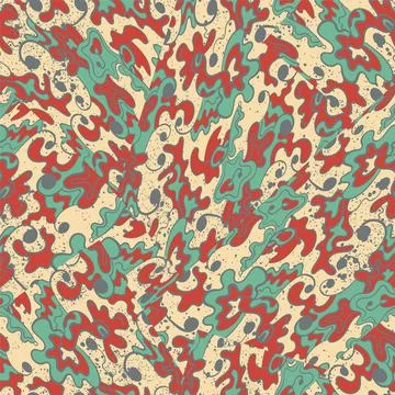 Seamless vector decorative backdrop with hand drawn nature pattern  Stock Illustration