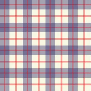 Seamless vector decorative pattern. Textile design in a cage. Stock Illustration