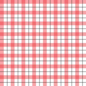 Seamless vector decorative pattern. Textile design in a cage. Stock-Illustration