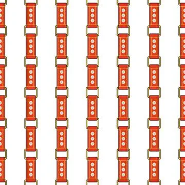 Seamless vector fashion pattern with thin red straps Illustrazione stock
