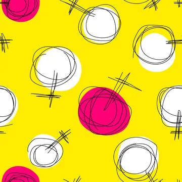 Seamless vector female pattern Illustrazione stock