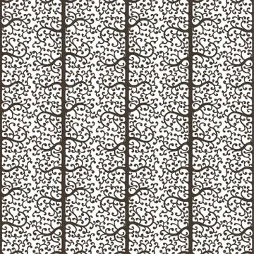 Seamless vector floral pattern. Abstract texture with branches Stock Illustration