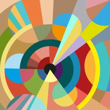 Seamless vector geometric background Stock Illustration