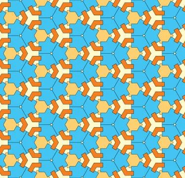 Seamless vector geometric color pattern background Stock Illustration