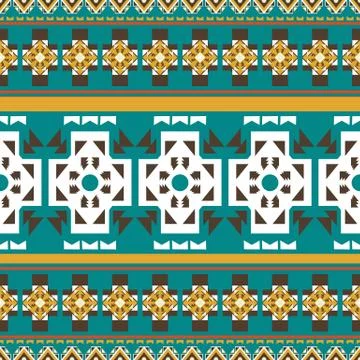 Seamless vector geometric color pattern background Stock Illustration