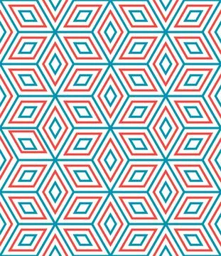 Seamless vector geometric pattern background Stock Illustration