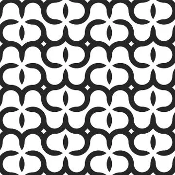 Seamless vector geometric pattern with creative shapes. Endless grid background Stock Illustration