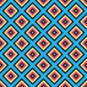 Seamless vector geometric strip pattern background Stock Illustration