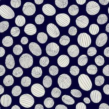 Seamless vector geometrical pattern with circles. Template for wrapping, web  스톡 일러스트
