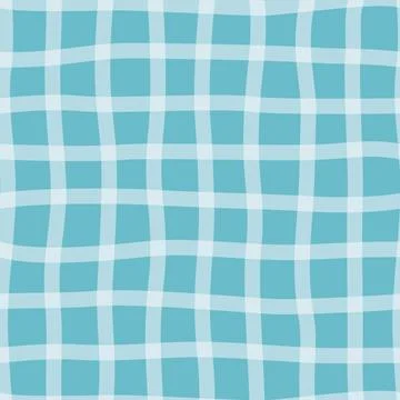 Seamless vector gingham pattern. Tartan checked plaids in blue. Great for Stock Illustration