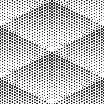 Seamless vector halftone texture. Abstract modern pattern Stock Illustration