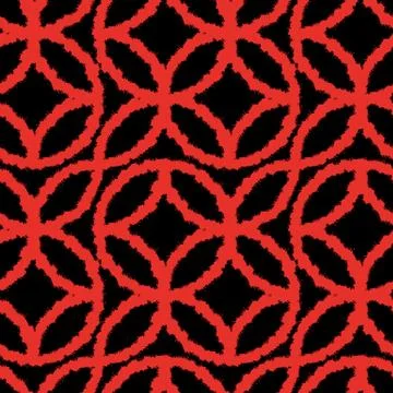 Seamless vector halloween pattern with bloody ornament Stock Illustration