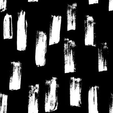 Seamless vector handmade abstract brush strokes background. Ink grunge pattern イラスト素材