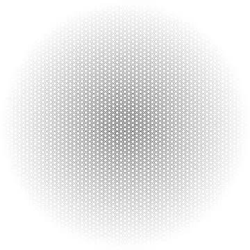 Seamless vector hexagon black pattern white background Illustrazione stock