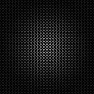 Seamless vector hexagon metal pattern Stock Illustration