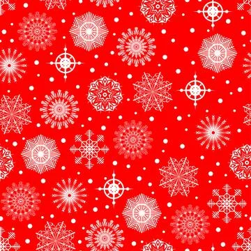 Seamless vector holiday winter pattern 스톡 일러스트