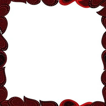 Seamless. Vector illustration. Hand drawn vector border frame doodles. Stockillustratie