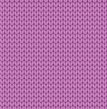 Seamless vector knitting pattern Stock Illustration