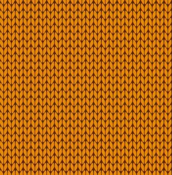 Seamless vector knitting pattern Stock Illustration
