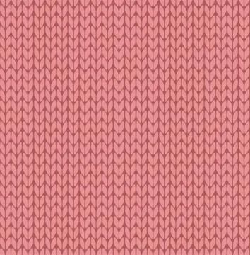 Seamless vector knitting pattern Stock Illustration