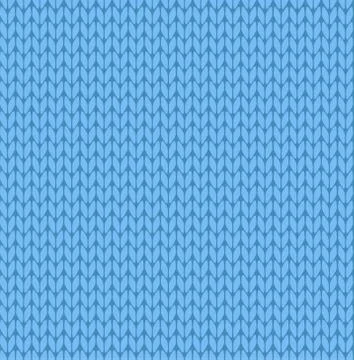 Seamless vector knitting pattern Stock Illustration