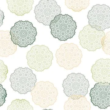Seamless vector lace pattern. Stock Illustration