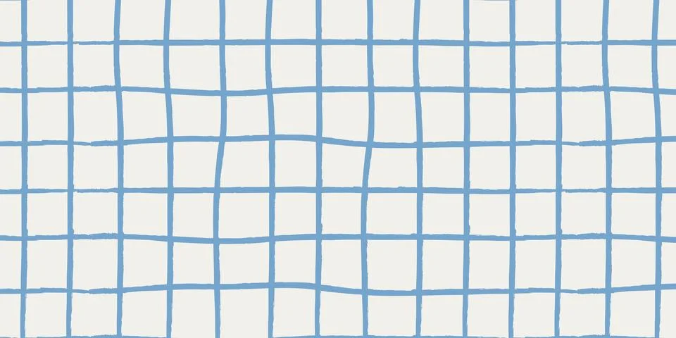 Seamless Vector Mesh Pattern with Jagged Blue Lines. Abstract Grid Backgrou.. Stock Illustration
