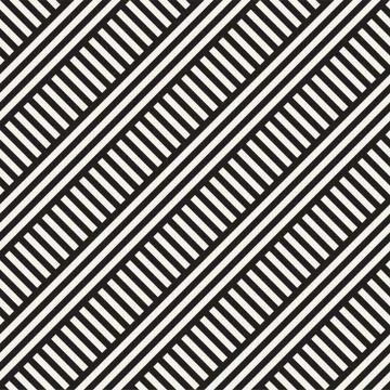 Seamless Vector Pattern. Abstract Geometric Background. Elegant Stripes Lattice Stock Illustration