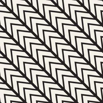 Seamless vector pattern. Abstract geometric lattice background. Rhythmic zi.. Stock Illustration