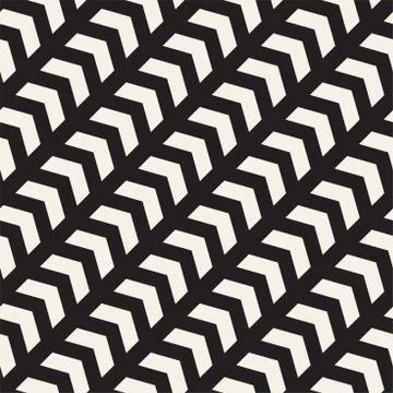 Seamless vector pattern. Abstract geometric lattice background. Rhythmic zi.. 스톡 일러스트