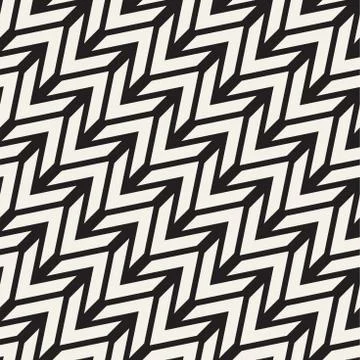 Seamless vector pattern. Abstract geometric lattice background. Rhythmic zi.. イラスト素材