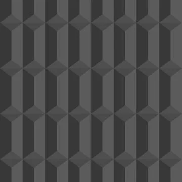 Seamless vector pattern. Abstract geometric background. Monochrome stylish te Stock Illustration