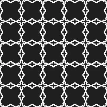 Seamless Vector Pattern in Arabian Style Stock Illustration