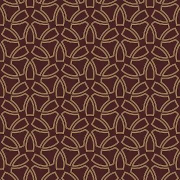 Seamless Vector Pattern in Arabian Style 스톡 일러스트