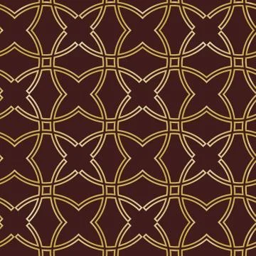 Seamless Vector Pattern in Arabian Style Stock Illustration
