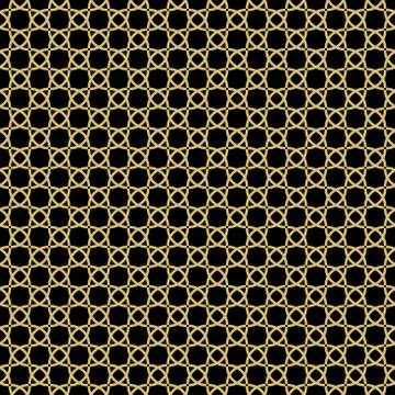 Seamless Vector Pattern in Arabian Style Stock Illustration