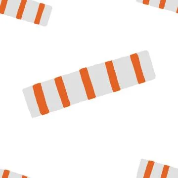 Seamless vector pattern of autumn halloween elements. 库存插图