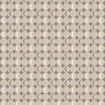 Seamless vector pattern. Background with circles. Stock Illustration