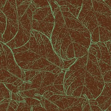 Seamless vector pattern background foliage texture Stock Illustration