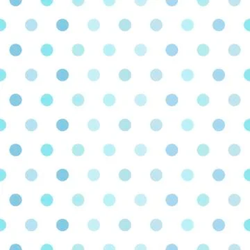 Seamless vector pattern background. Pastel colored polka dots. Background for Stock Illustration