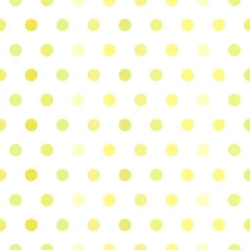 Seamless vector pattern background. Pastel colorful polka dots Stock Illustration