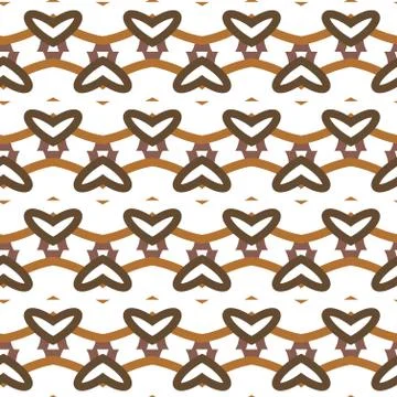 Seamless vector pattern. Background texture in geometric ornamental style. Illustrazione stock