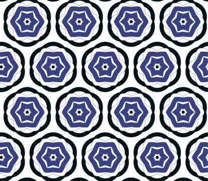 Seamless vector pattern. Background texture in geometric ornamental style. Stock Illustration