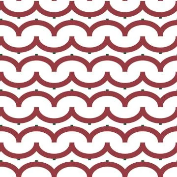 Seamless vector pattern. Background texture in geometric ornamental style. Illustrazione stock