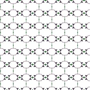 Seamless vector pattern. Background texture in geometric ornamental style. Illustrazione stock